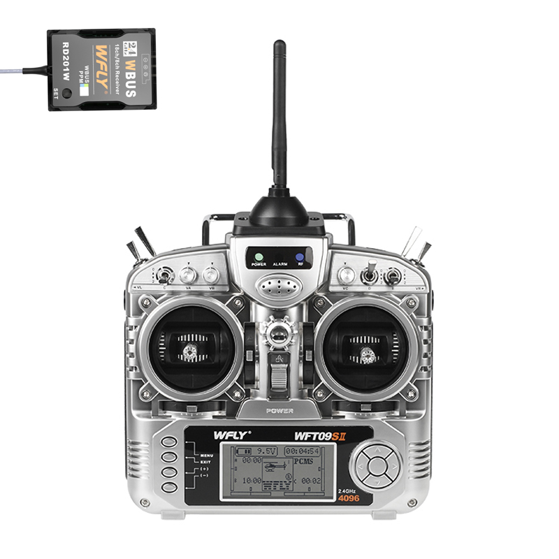 WFLY RD201W 2.4GHz RC Drone Receiver | Professional Mini Receiver for Remote Control Cars & Vehicles
