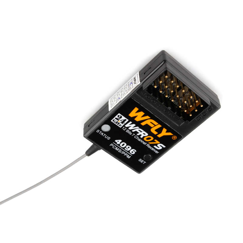 2.4GHz RC Receiver for Airplane | WFLY WFR07S 7-Channel RC Receiver