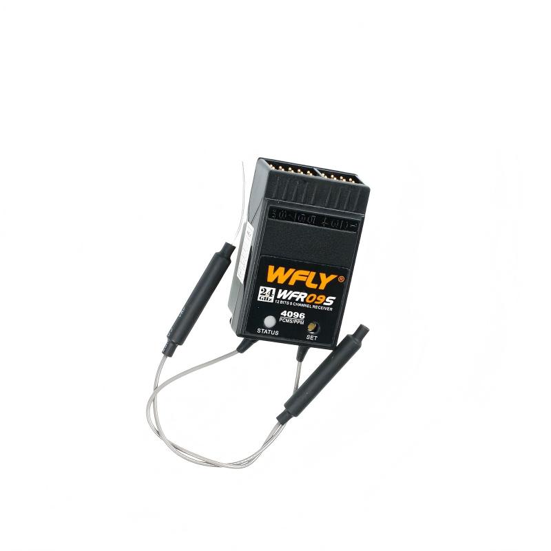 2.4GHz Telemetry RC Receiver | WFLY WFR09S 9-Channel RC Receiver