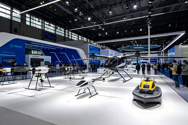 Shanghai Low-Altitude Economy Expo AI RC radio remote for drone, RC car and RC boat tech trend